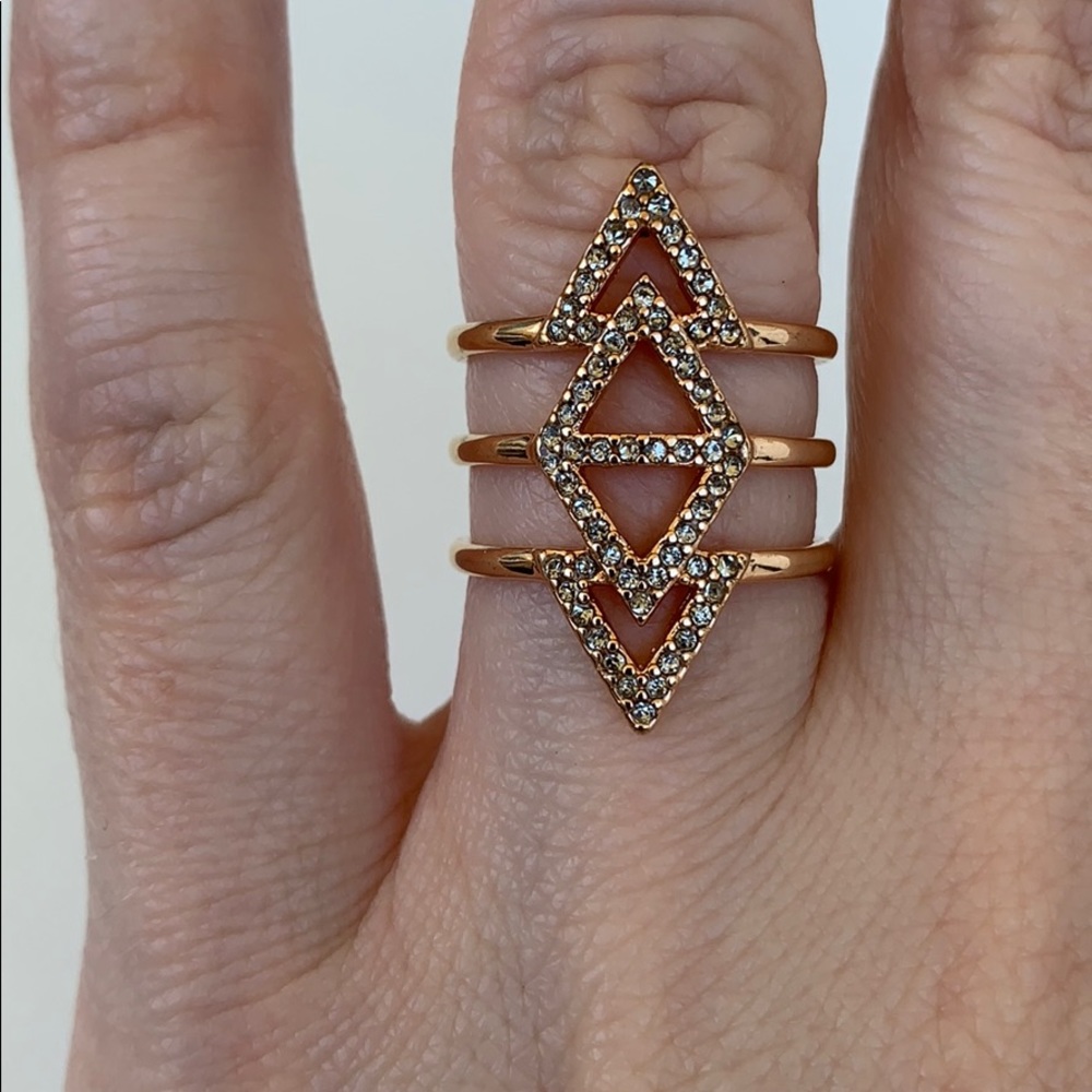 Stella & Dot rose gold ring